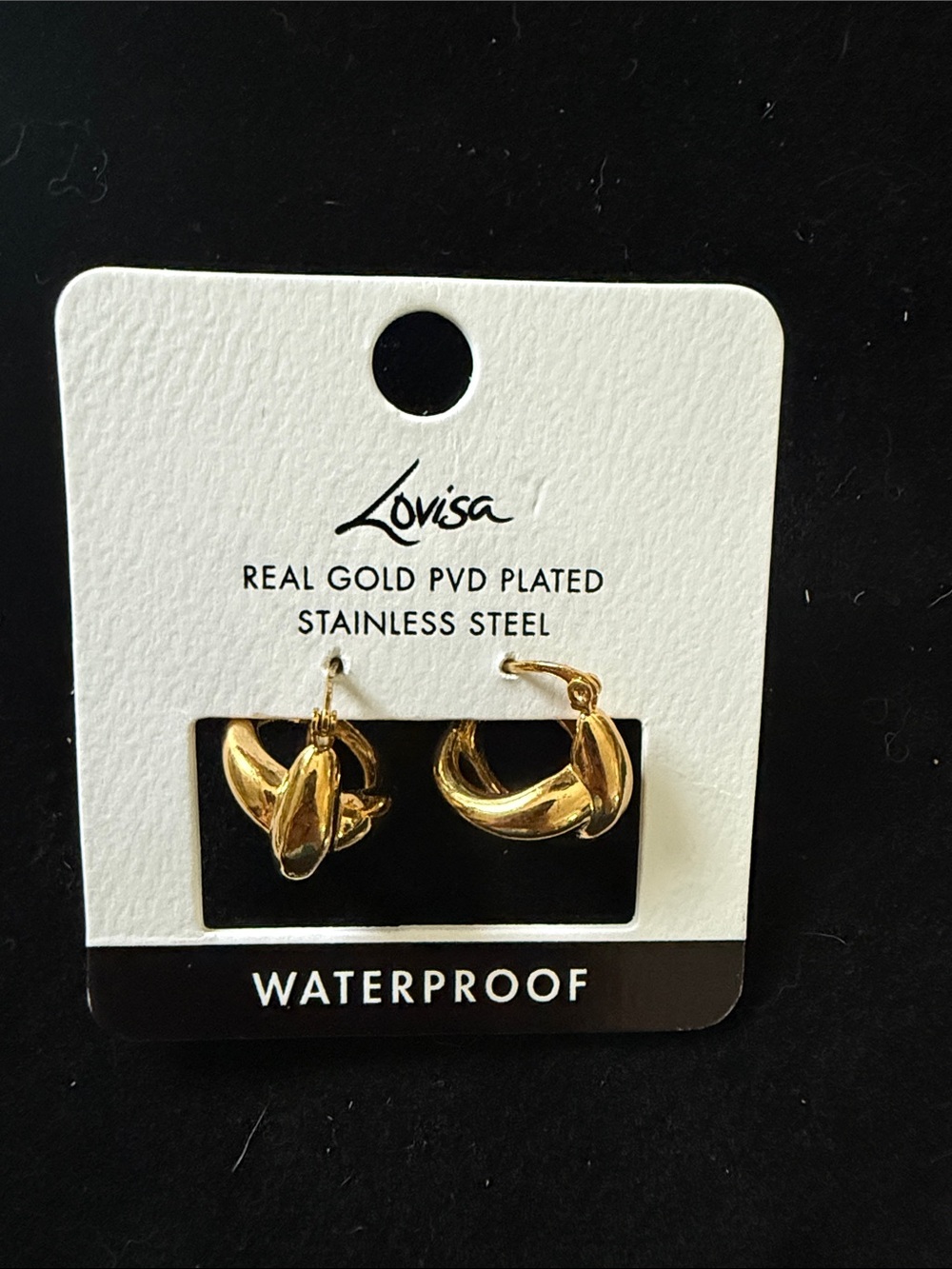 Lovisa Gold Twisted Hoop Earrings